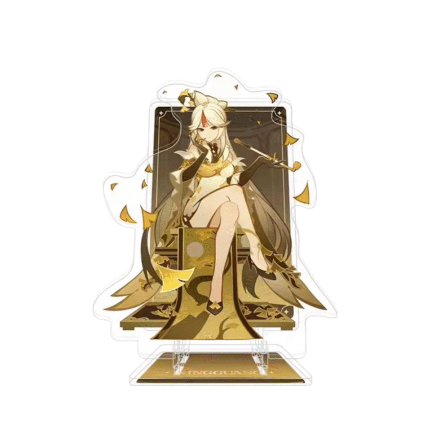 Anime Genshin Impact Ningguang Acrylic Phone Stand Anime Genshin Impact Ningguang Acrylic Phone Stand