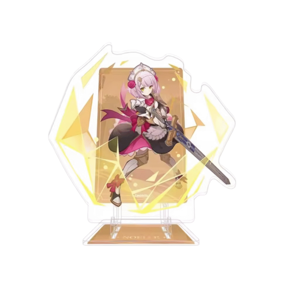 Anime Genshin Impact Noelle Acrylic Phone Stand Anime Genshin Impact Noelle Acrylic Phone Stand