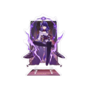 Anime Genshin Impact Raiden Shogun Acrylic Phone Stand