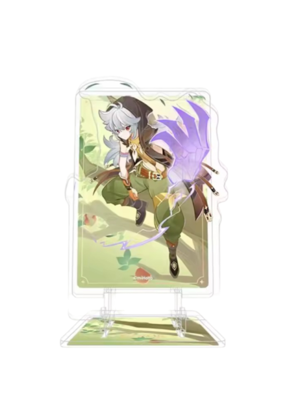 Anime Genshin Impact Razor Acrylic Phone Stand