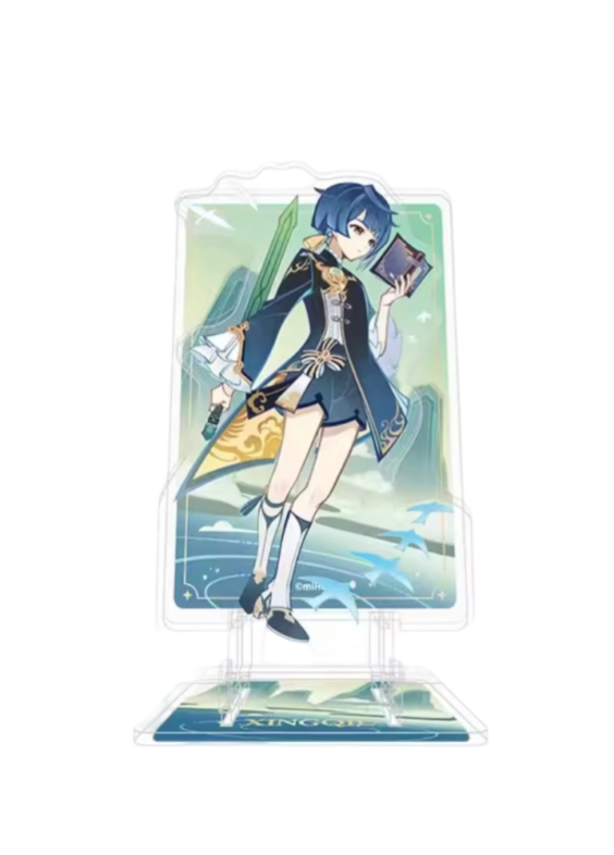 Anime Genshin Impact Xingqiu Acrylic Phone Stand