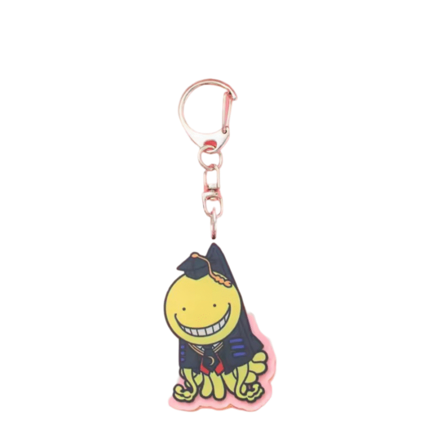 Anime Assassination Classroom Koro-sensei Keychain Anime Assassination Classroom Koro-sensei Keychain