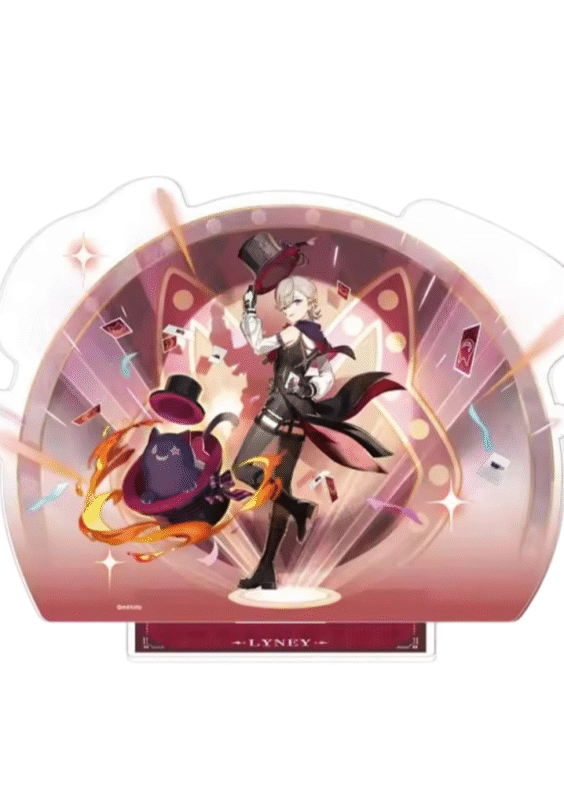 Genshin Impact Lyney Anime Acrylic Stand