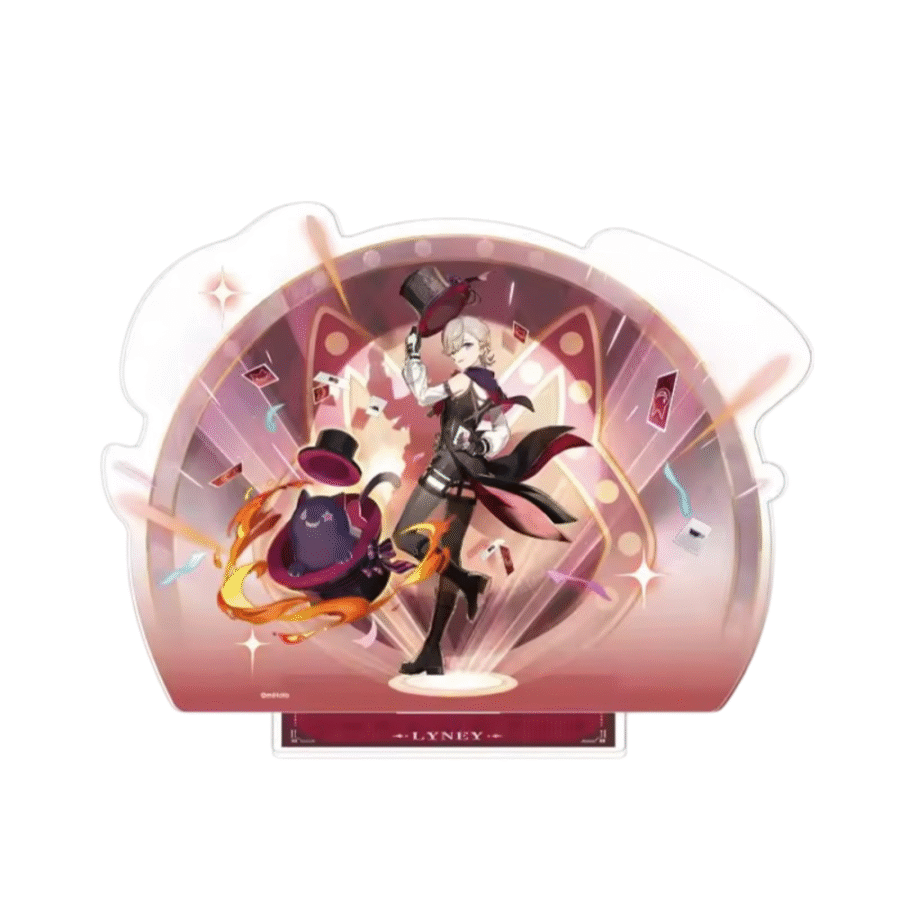 Genshin Impact Lyney Anime Acrylic Stand Genshin Impact Lyney Anime Acrylic Stand
