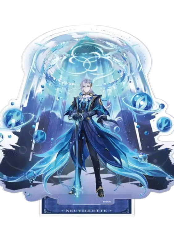 Genshin Impact Neuvillette Anime Acrylic Stand