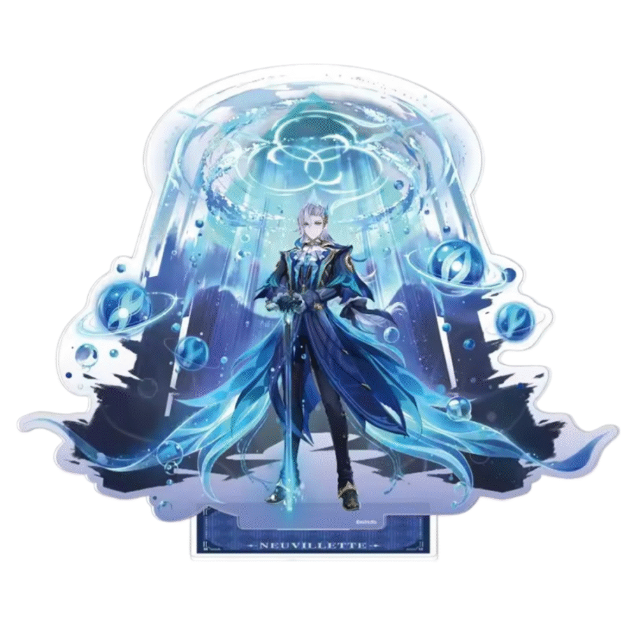 Genshin Impact Neuvillette Anime Acrylic Stand Genshin Impact Neuvillette Anime Acrylic Stand