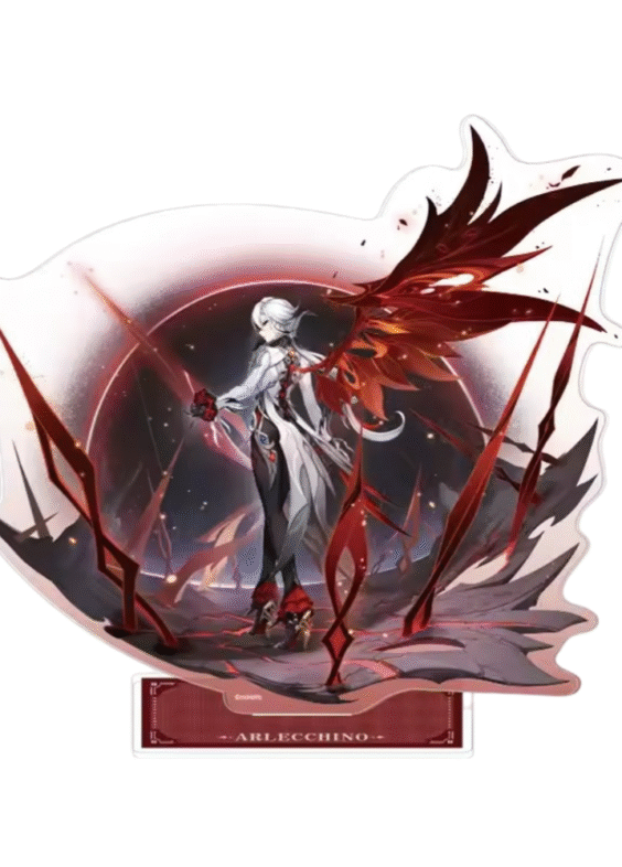 Anime Genshin Impact Arlecchino Acrylic Stand