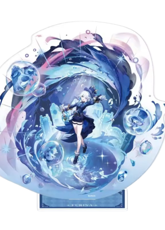 Genshin Impact Furina Anime Acrylic Stand