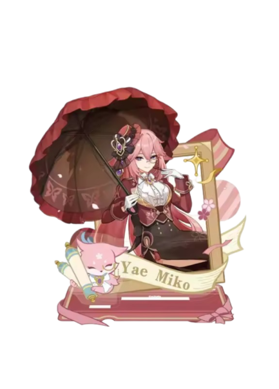 Genshin Impact Anime Yae Miko Acrylic Stand