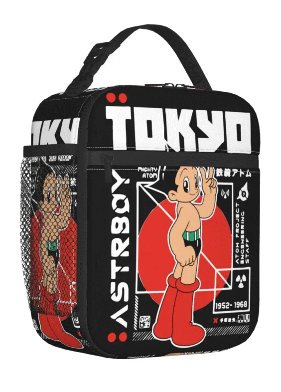 Anime Astro Boy Tokyo Insulated Lunch Bag