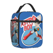 Anime Astro Boy Insulated Blue Lunch Bag