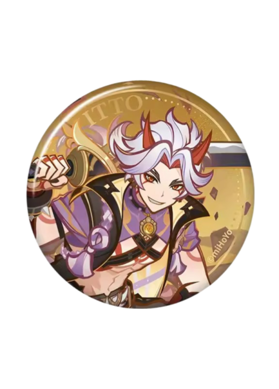 Genshin Impact Anime Arataki Itto Badge