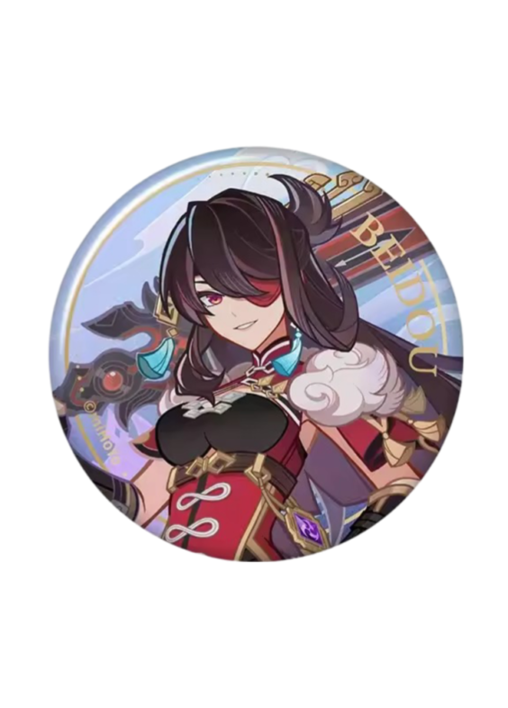 Anime Genshin Impact Beidou Badge
