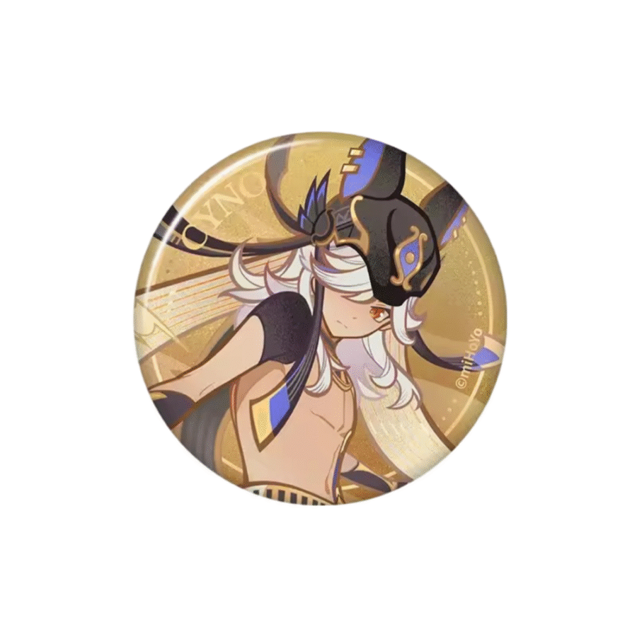 Genshin Impact Anime Cyno Badge Genshin Impact Anime Cyno Badge
