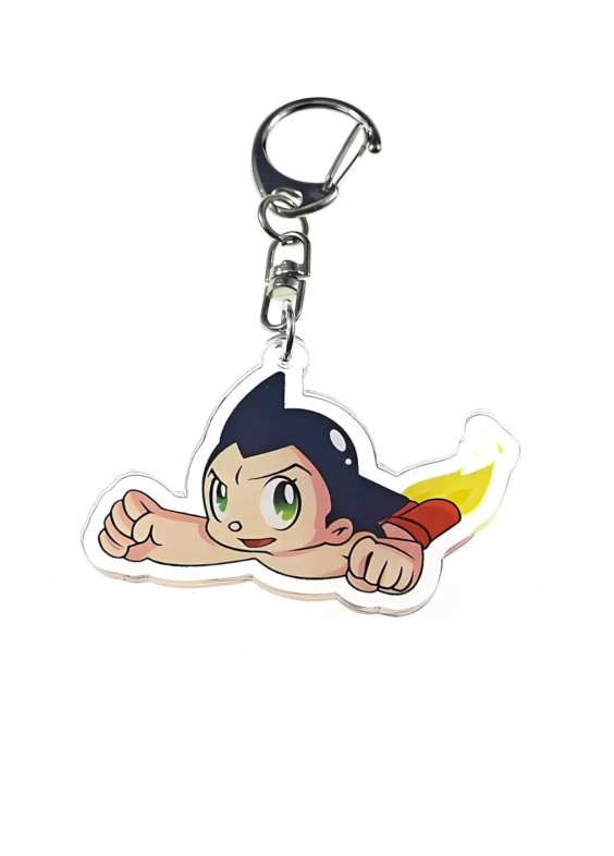 5cm Anime Astro Boy Resin Pendant Keychain