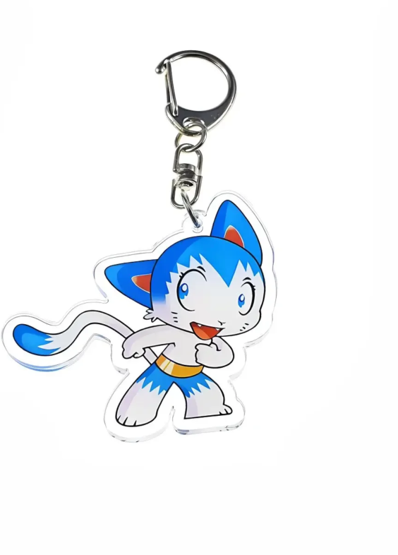 5cm Astro Boy Atom Cat Anime Pendant Keychain