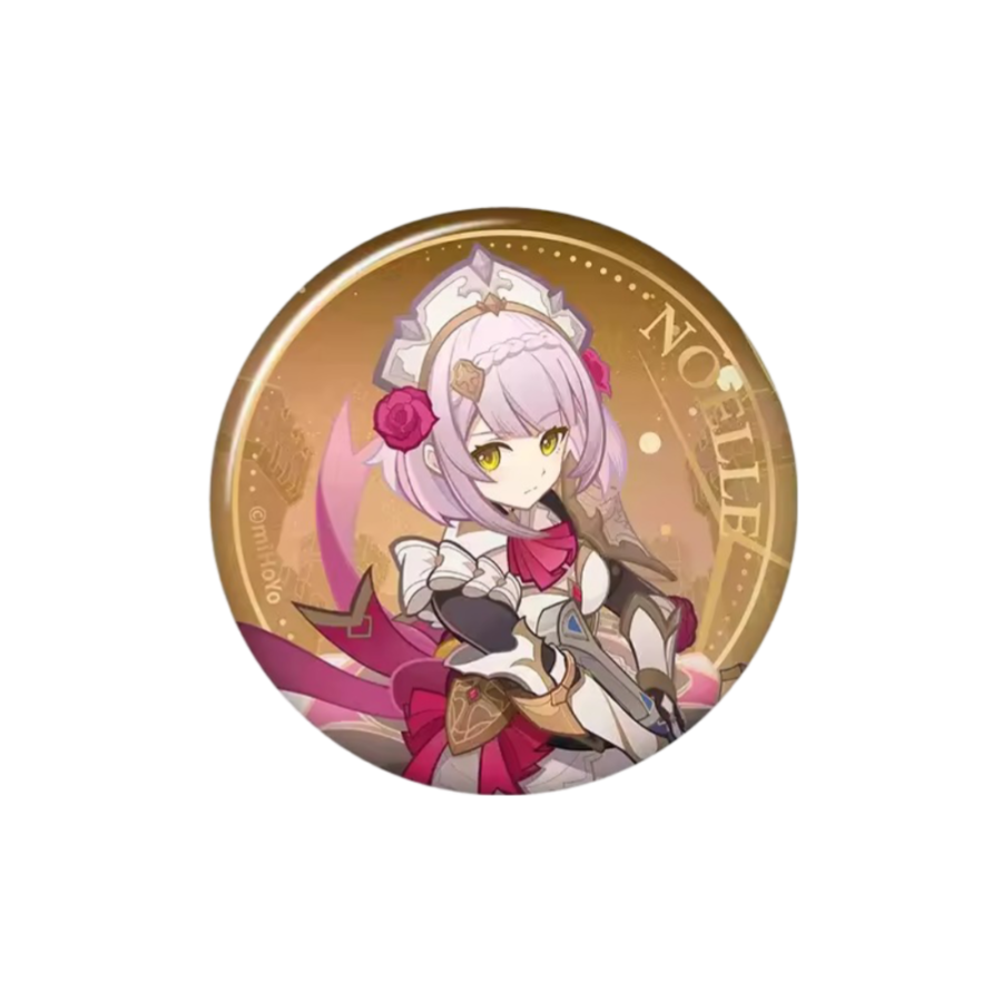 Genshin Impact Anime Noelle Badge