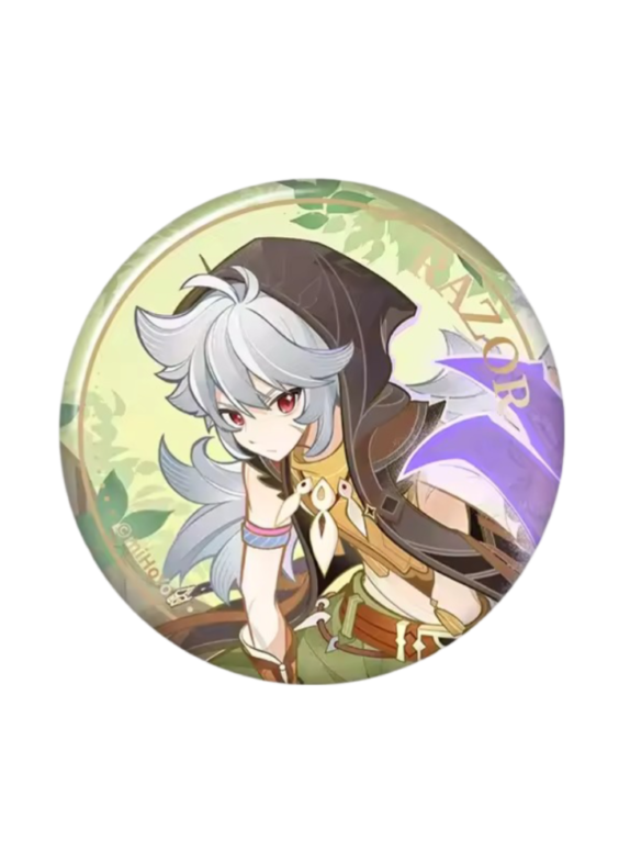 Anime Genshin Impact Razor Badge