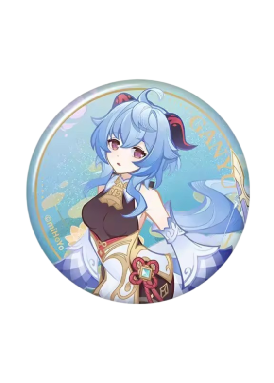 Genshin Impact Ganyu Anime Badge
