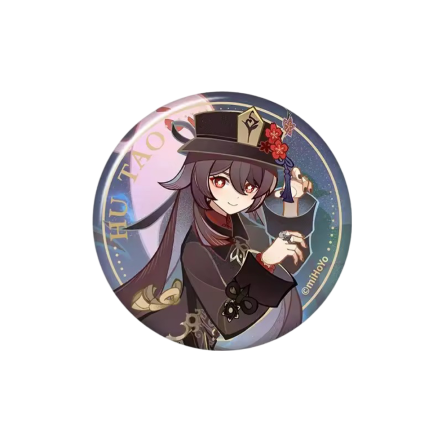 Anime Genshin Impact Hu Tao Badge