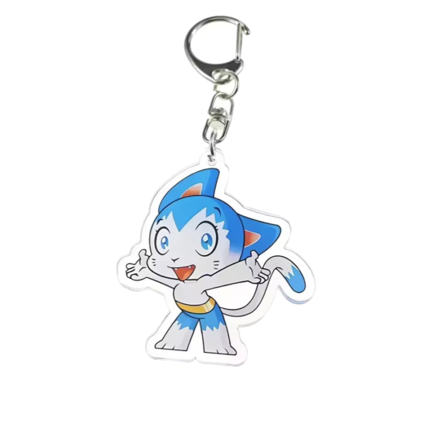 Anime Astro Boy Atom Cat Pendant Keychain