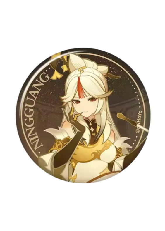 Genshin Impact Ningguang Anime Badge