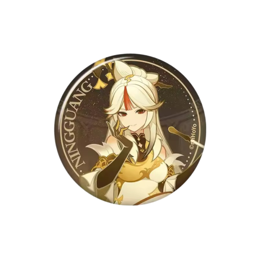 Genshin Impact Ningguang Anime Badge
