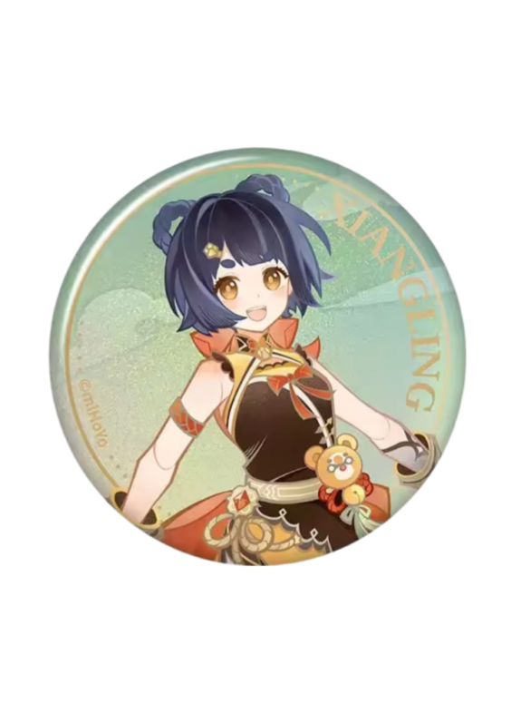 Anime Genshin Impact Xiangling Badge