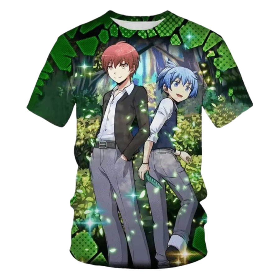Anime Assassination Classroom Karma Akabane And Nagisa Shiota T-Shirt Anime Assassination Classroom Karma Akabane And Nagisa Shiota T-Shirt