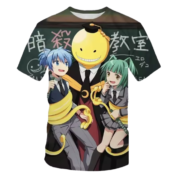 Anime Assassination Classroom Koro-sensei And Kaede With Nagisa T-Shirt
