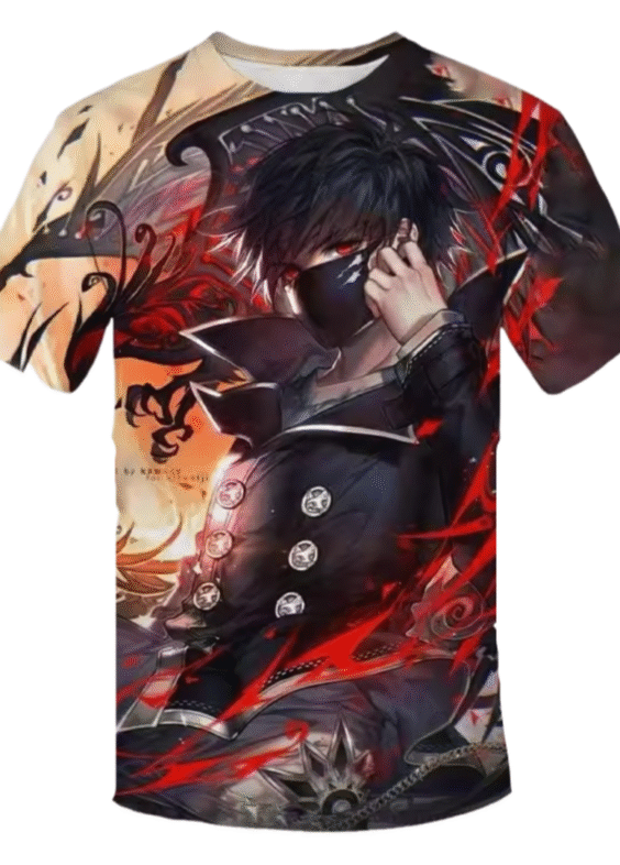 Anime Assassination Classroom Karma Akabane 3D Printed T-Shirt