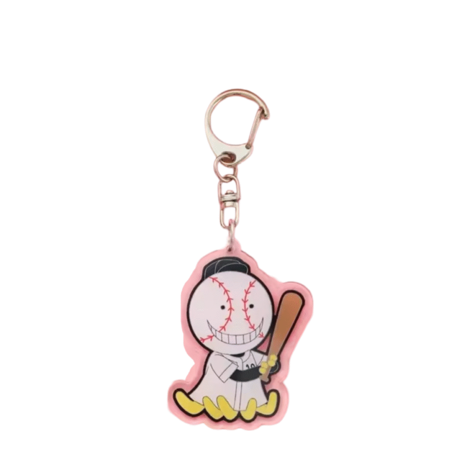 Anime Assassination Classroom Baseball Koro-sensei Pendant Keychain Anime Assassination Classroom Baseball Koro-sensei Pendant Keychain