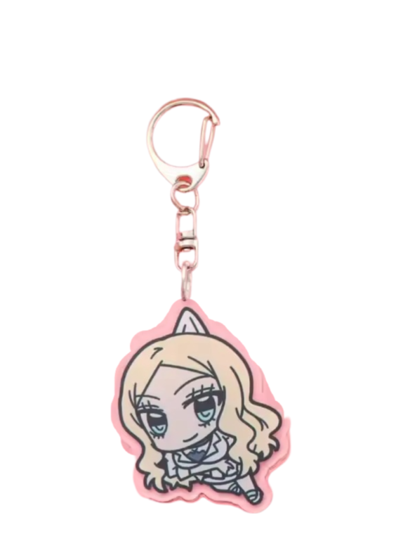 5cm Anime Assassination Classroom Irina Jelavić Pendant Keychain