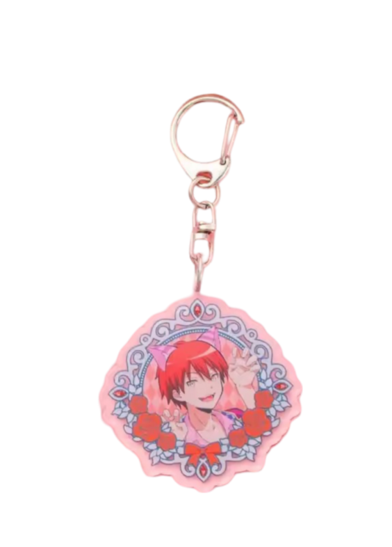 5cm Assassination Classroom Anime Karma Akabane Pendant Keychain