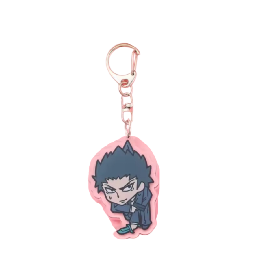 Anime Assassination Classroom Tadaomi Karasuma Acrylic Pendant Keychain