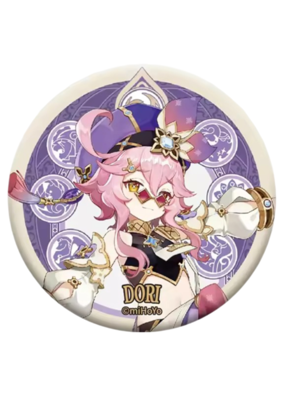 Anime Genshin Impact Dori Metal Badge