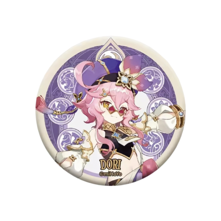 Anime Genshin Impact Dori Metal Badge Anime Genshin Impact Dori Metal Badge