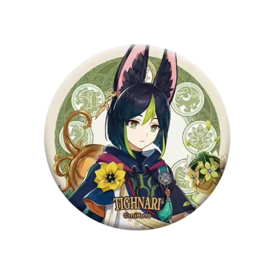 Anime Genshin Impact Tighnari Metal Badge Anime Genshin Impact Tighnari Metal Badge