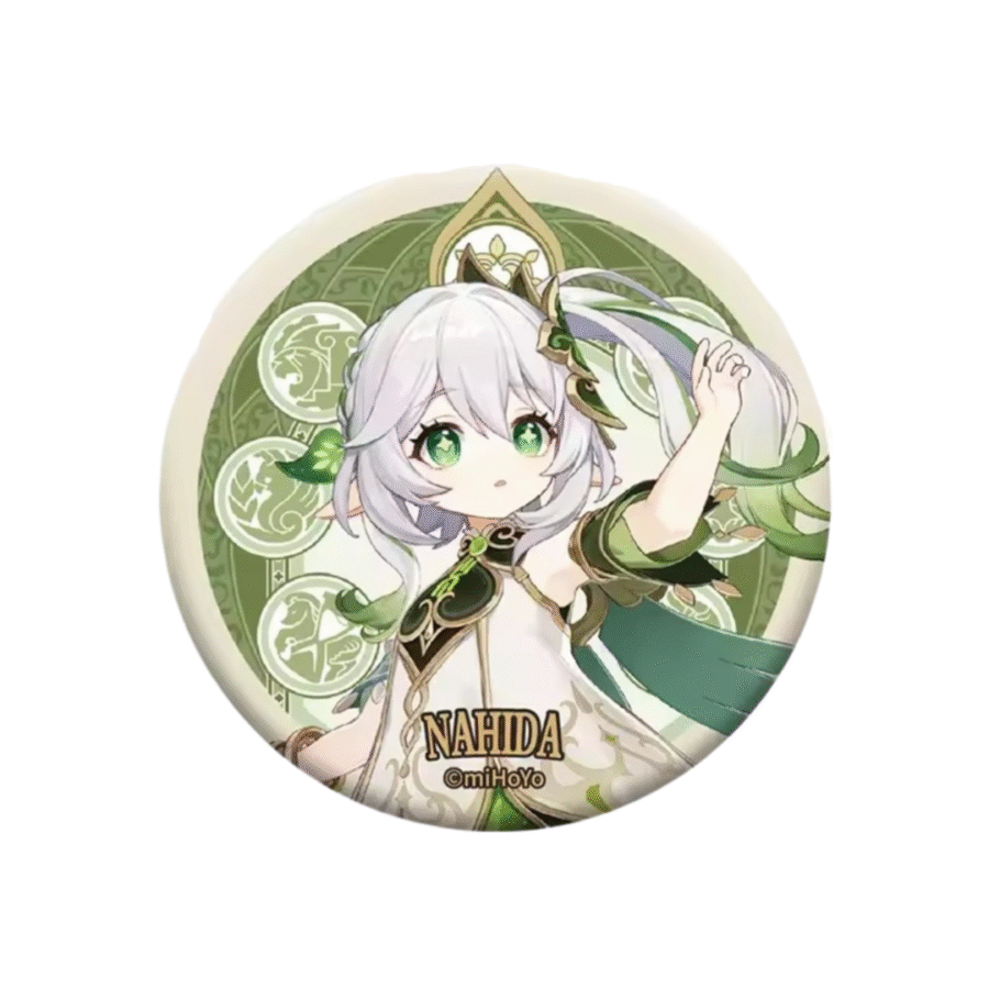 Anime Genshin Impact Nahida Metal Badge Anime Genshin Impact Nahida Metal Badge