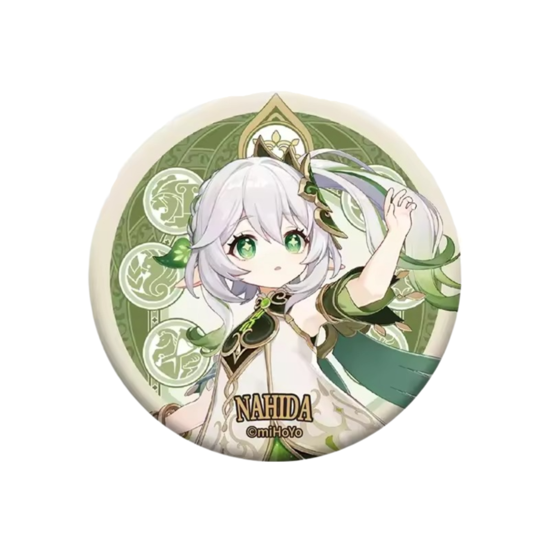 Anime Genshin Impact Nahida Metal Badge Anime Genshin Impact Nahida Metal Badge