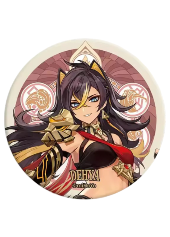 Anime Genshin Impact Dehya Metal Badge