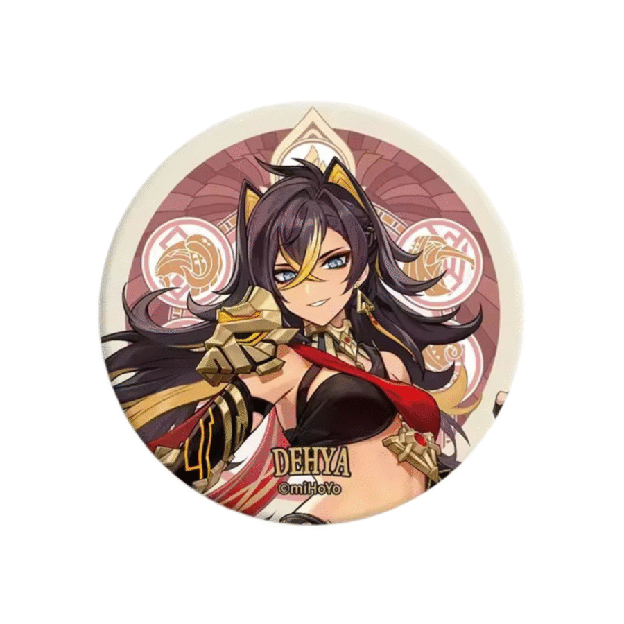 Anime Genshin Impact Dehya Metal Badge Anime Genshin Impact Dehya Metal Badge
