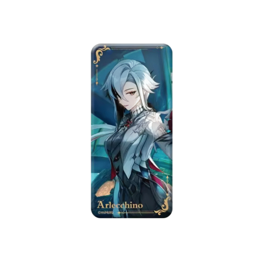 Anime Genshin Impact Arlecchino Badge Anime Genshin Impact Arlecchino Badge