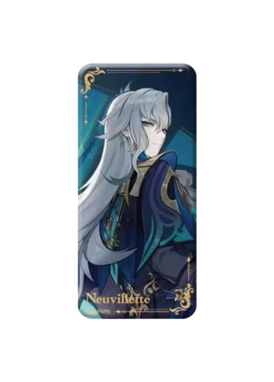 Genshin Impact Neuvillette Anime Badge