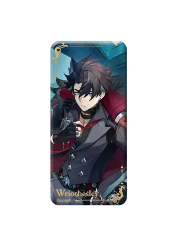 Genshin Impact Wriothesley Anime Badge