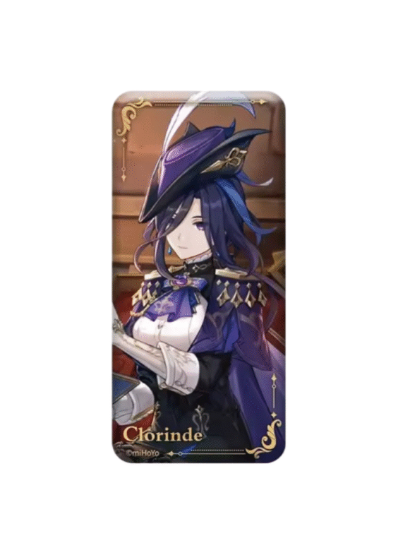 Anime Genshin Impact Clorinde Badge