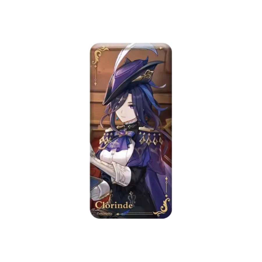 Anime Genshin Impact Clorinde Badge Anime Genshin Impact Clorinde Badge