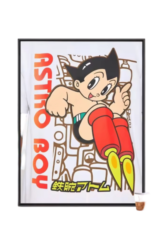 Anime Astro Boy Paper White Poster Wall Art