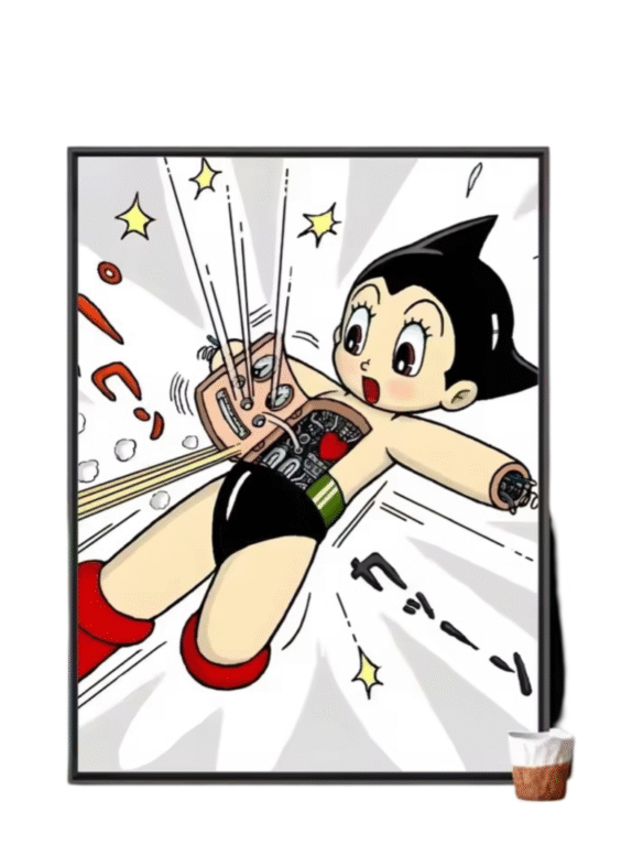 Anime Astro Boy Robot Poster Wall Art