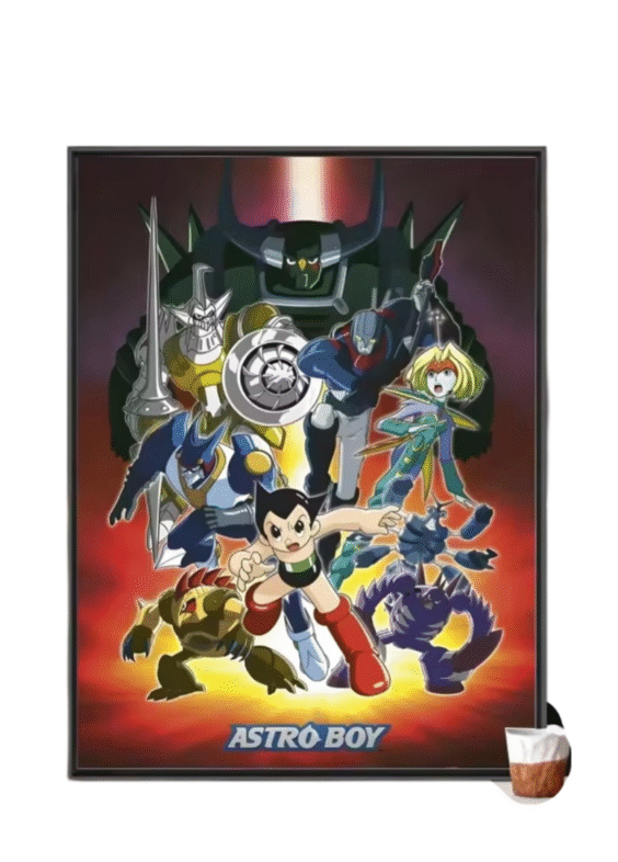 Anime Astro Boy Character Poster Wall Art